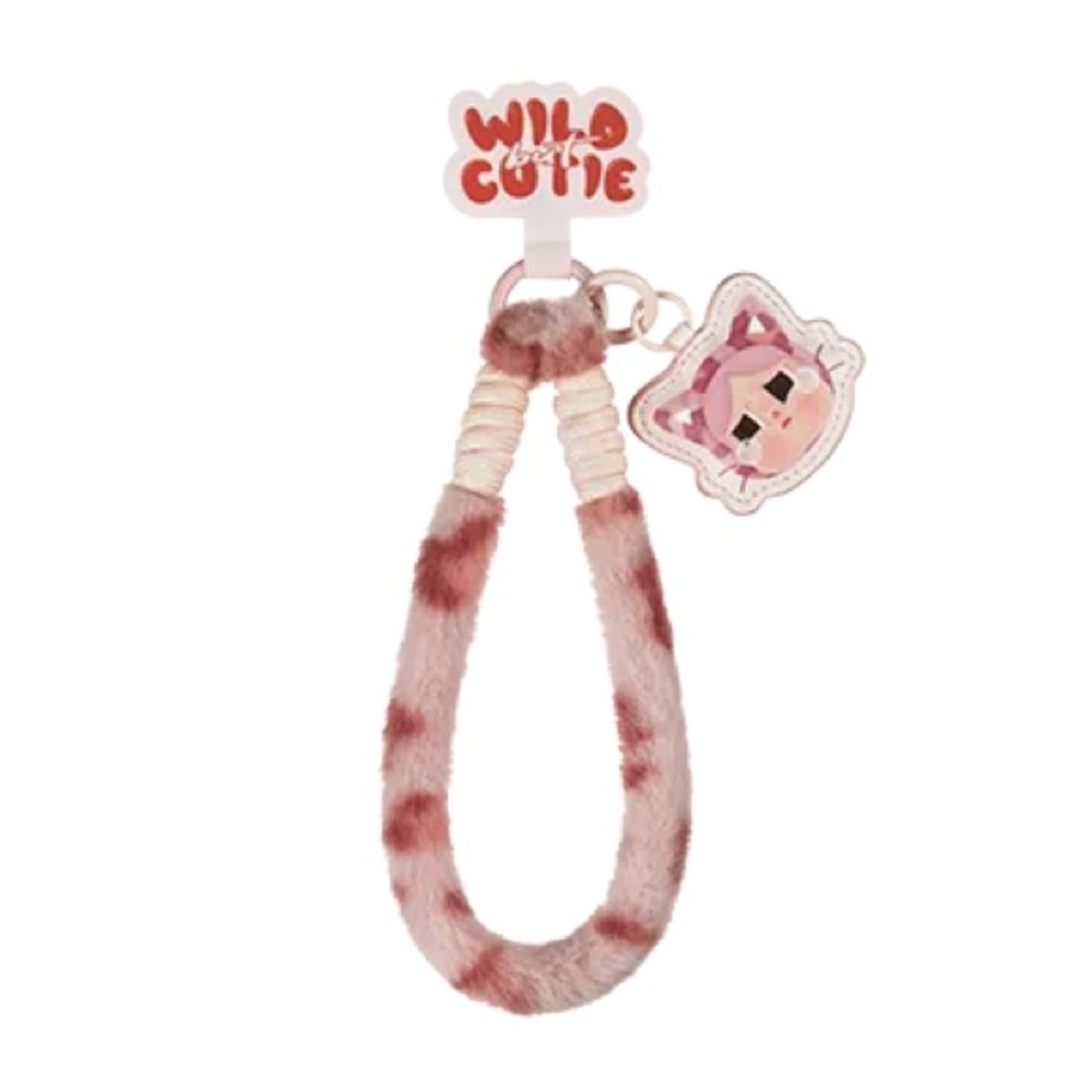 POPMART Crybaby Wild but Cutie Phone Charm in Pink
